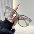 New Import Glasses Frame Women Day Korean Bare Face Stud Plano Men Display Small Face Retro Artsy Frame