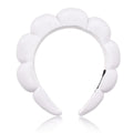 Korean Style Wool Scarf Fabric Sponge Twist Headband High Crown Head Headband Face Wash Makeup Cloud Headband Factory Custom Wholesale