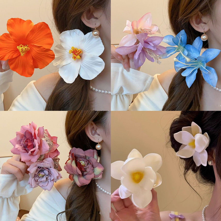 Red Spider Lily Hair Clip - view 2