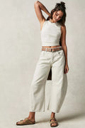 Summer Unique Drapey Loose Wide Leg Straight Leg Pants