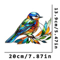 Hot selling beautiful bird acrylic living room courtyard pendant holiday scene decoration pendant gift