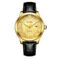 Item Time Watch Men Mechanical Watch Self-Winding Mens Watch Light Luxury Formal Mechanical Gold Watch Men Premium Waterproof Mens Watch