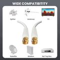 F-head male and female video cable satellite receiver RF cable British F-head set-top box antenna wired with F female head