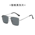 2022 New Metal Square Retro Western Ocean Lens Sunglasses Street Snap UV-Protection Glasses Wholesale