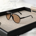 Western Fashionable Overseas Letter T Aviator Pilot Sunglasses Big Frame Oval Round Retro American Wholesale Sunglasses