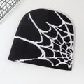 spider web y2k foreign trade knitted hat european and american hat trend winter hat jacquard special