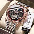 POEDAGAR Brand New Mens Watch Fashionable Luxury Self-Winding Mechanical Watch Live Export Bestseller Watch
