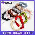 Satin Hair String Fits Women Headband Hair Tie Simple Satin Small Cord Hair Tie Hair Tie Wholesale