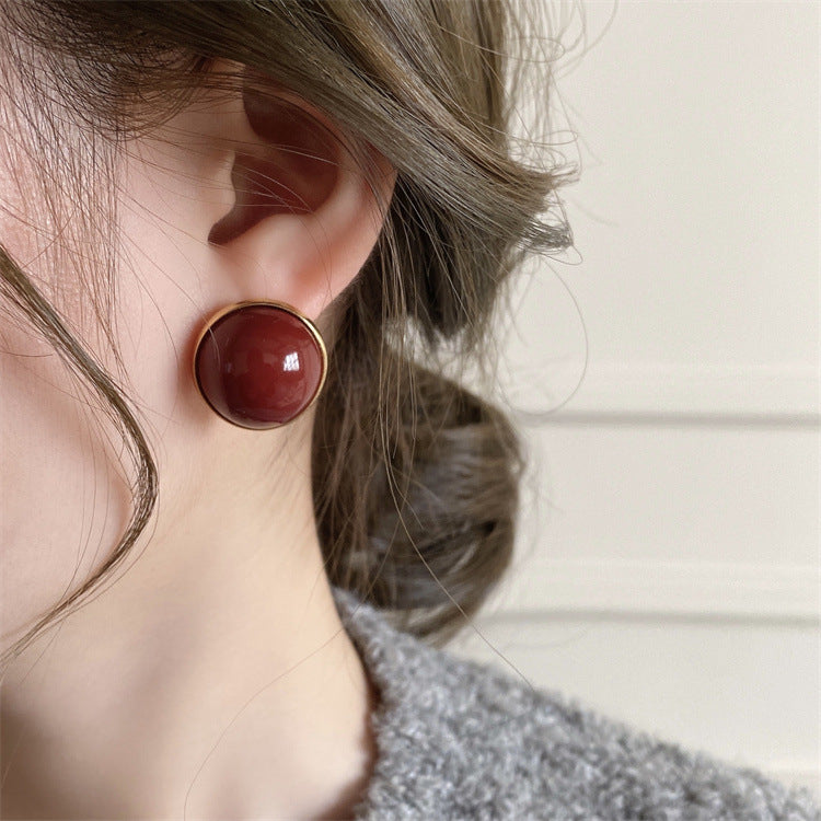 Anchora Red Bow Statement Earrings - view 10