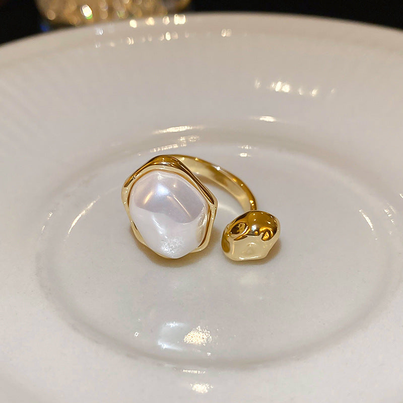 French Zircon Openwork Ring - view 10
