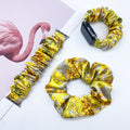Fits apple watch 8 7 6 5 4 Influencer Dopamine Printed Style Combo Hair Tie Apple Band