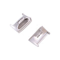 Fits fitbit charge3 / 4 Band Connector Unisex Stainless Metal Swap Head Grain