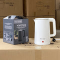 Stainless Steel Electric Kettle - Fast Boiling, EU Plug