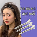 刘海鸭嘴定位夹子女美发夹一字夹无痕发根蓬松卡子发夹边夹定型夹