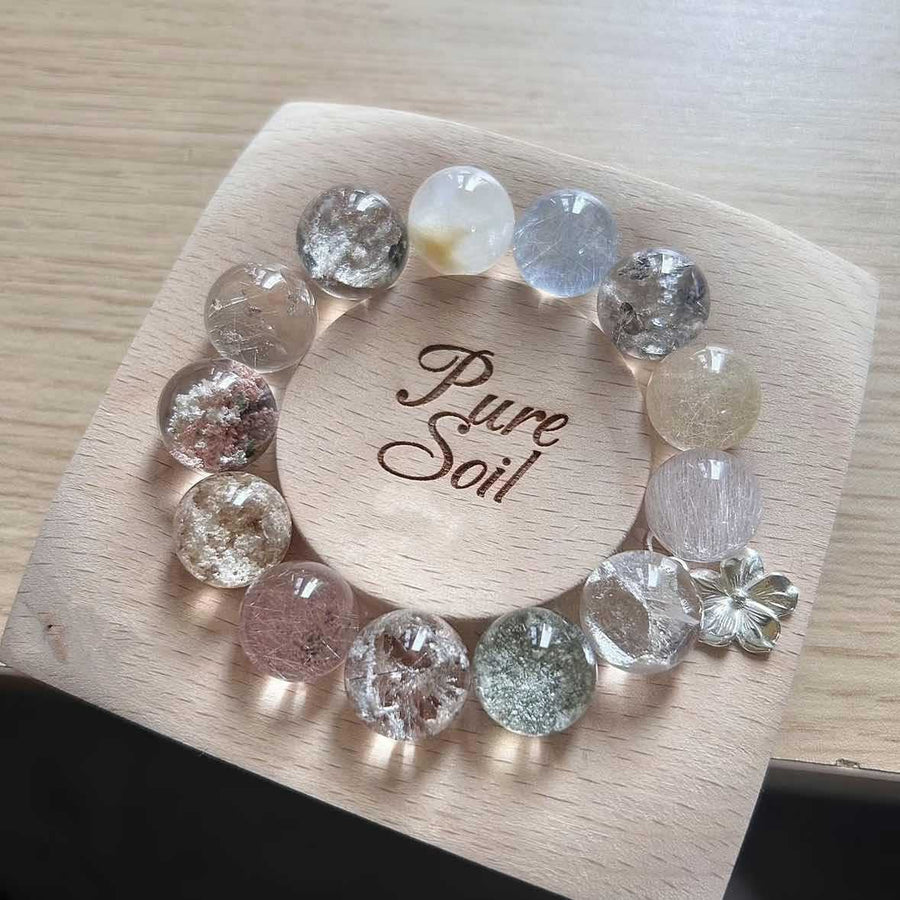 Crystal Flower Beaded Bracelet - view 3