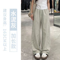 american quick-drying overalls for women 2026 summer thin loose high-waist casual wide-leg sports pa