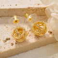 Western ins Fashionable Jewelry Set 3D Star Pendant Necklace Earrings Set Ring 3-Piece Set Stock Wholesale