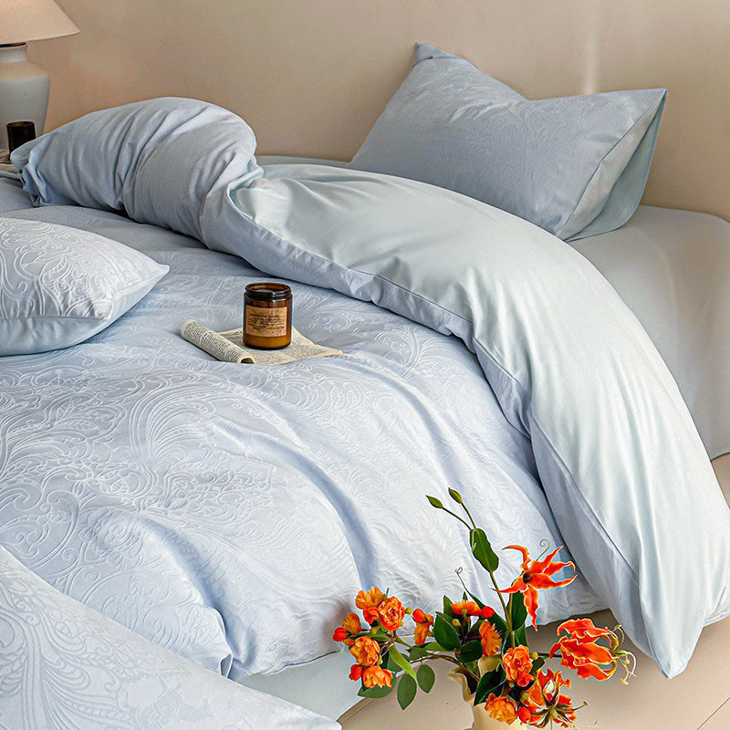 Horse Rider Cloud Long-Staple Cotton Jacquard 4-Piece Bedding Set - view 2