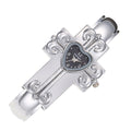 2026 Cross-Border Bestseller Bangle Watch Stock Wholesale Western Cross Retro Heart Bracelet Quartz Watch