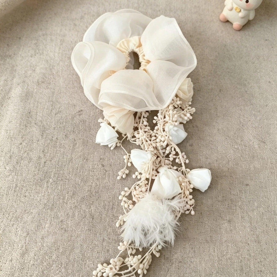 Vacation Tassel Scrunchie Hair Tie - view 2
