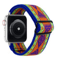Fits Apple watch Stretch Elastic Band Adjust Day Lettering Clasp Apple Band applewatch Band