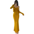 Two-Piece Mermaid Camisole Dress + Stretch Bodycon Skirt Set