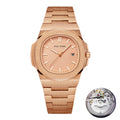 Item Time Watch Men Mechanical Cutout Clear Base Western Bestseller Matte Nautilus Mens Watch Precision Steel Watch Men