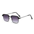 2024 New Retro Square Men Browline Frame UV-Proof Men Sunglasses Overseas Glasses Wholesale