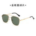 2022 New Sunglasses Export Influencer Style Personality Fashionable Glasses Men Metal Overseas Sunglasses Factory Wholesale