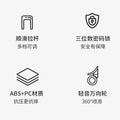 时尚款高颜值行李箱耐用20寸旅行箱万向轮男女可用大学生耐用