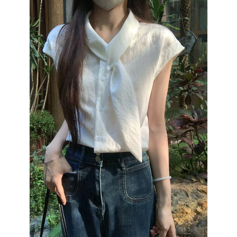 Summer Office French Short Sleeve Shirt