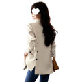 Women's Fall Casual Elegant Petite Blazer + Top 2026 | Casual Blouse - Black