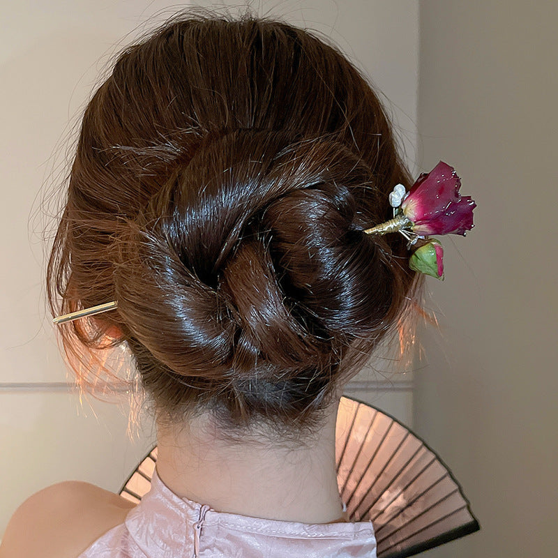 Butterfly Acetate Hair Stick - view 10