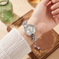 New Flower Bracelet Watch Women Niche Premium Pull Ra Adjustable Quartz Watch Student Versatile Watch Wholesale