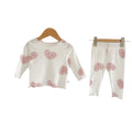 Women's Fall Long Sleeve 2-Piece Set 2026 | 2 Piece Outfit Set - White