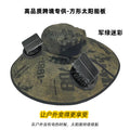solar fan hat square outdoor camouflage big brim hat uv protection sunshade mountaineering hat