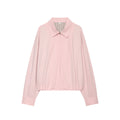 Women's Fall Fashion Versatile Lapel Collar Loose Jacket 2026 | Trendy Jacket - Pink