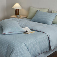 Cloud Rest yu Blue / 1.2m Bed - 3-Piece Flat Sheet - 150x200cm