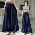 Summer Bohemian Casual Linen Cotton Drapey Lightweight Loose Wide Leg Pants + Pants + Skirt Pants