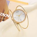 2025 New Simple Round Ring Women Quartz Bangle Watch Cross-Border Export Watch Supply Stock Wholesale