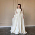 2026 Spring French Court Style White Double-Layer Chiffon Princess Ball Gown