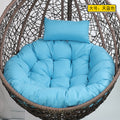 Free shipping hanging basket cushion hanging chair cushion single double cradle swing seat cushion removable and washable cloth cover hammock bird's nest cushion
