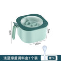 调料盒组合套装多格一体厨房用品盐罐家用大全多格带盖收纳调味盒