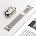 Fits Xiaomi Band 10 Band Metal Magnetic Beige Lily 9 / 8nfc Version Hand Wrist Strap Breathable 7 Premium Girls