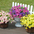 amazon imitation artificial eucalyptus morning glory flower bouquet for home courtyard garden living
