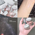 ErshiQi Shimmer Setting Spray - Pearl Glow Mist for Face, Body & Collarbone