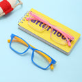 Kids Anti-Blue Coated Glasses New Unisex Kids Silicone Temple Goggles Baby Plano Bulk Discount
