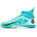 large size high-top football shoes adult long spikes student children's football shoes broken spikes