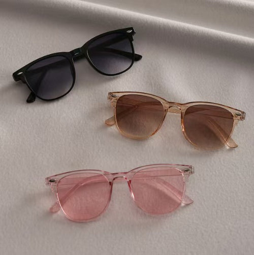 2024 Bestseller Beige Ding Full-Frame Retro Stud Versatile Sunglasses Overseas Fashionable Trendy Slender Trendy Sunglasses