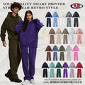 Men's Fall/Winter Oversize Loose Fit Fleece-Lined Hoodie & Pants Set